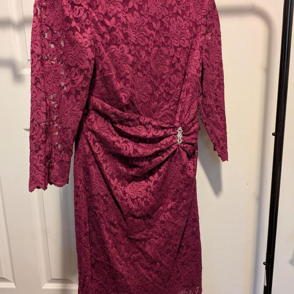 Jessica-howard Women's Burgundy Dress